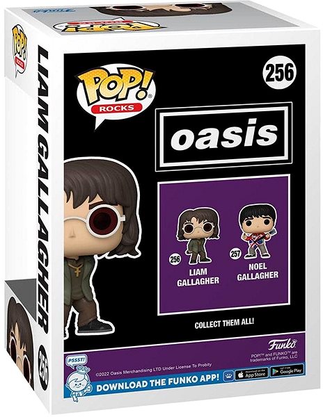 Figur Funko POP! Oasis - Liam Gallagher Verpackung/Box