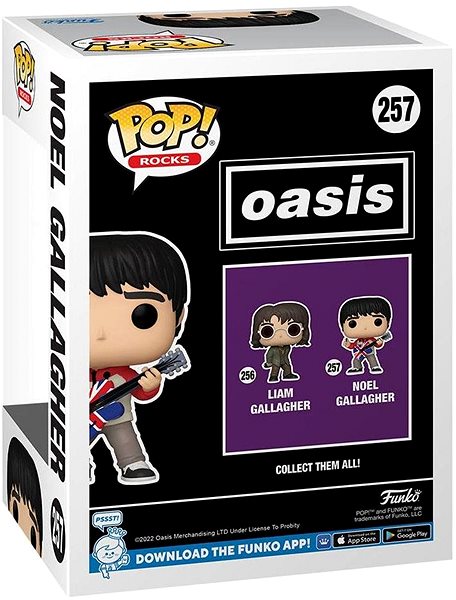 Figur Funko POP! Oasis - Noel Gallagher Verpackung/Box