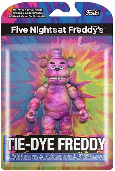 Figur Five Nights at Freddys - TieDye Freddy - Aktionsfigur Verpackung/Box