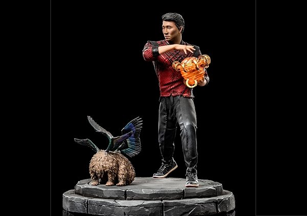 Figure Marvel - Shang-Chi and Moris - Art Scale 1/10 Lateral view