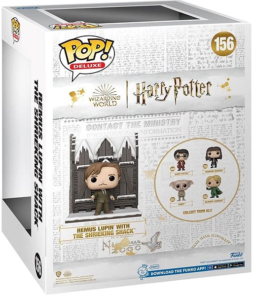 Figur Funko POP! Harry Potter-Jubiläum - Remus Lupin mit der Kreischenden Hütte (Deluxe Edition) Rückseite