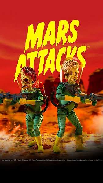 Figúrka Mars Attacks Ultimates Action Figure Martian Wave 1 18 cm ...