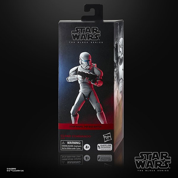 Star Wars: The Bad Batch Black Series action figure - Clone Commando .