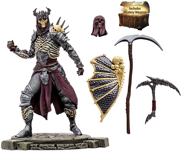 Diablo 4 - Bone Spirit Necromancer (Common) action figure .