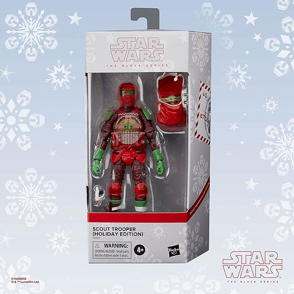 Figura Star Wars Black Series - Scout Trooper (Holiday Edition) - akciófigura ...