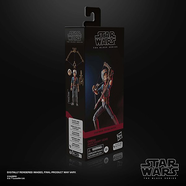 Figura Star Wars The Bad Batch Black Series - Omega (Mercenary Gear) - akciófigura ...