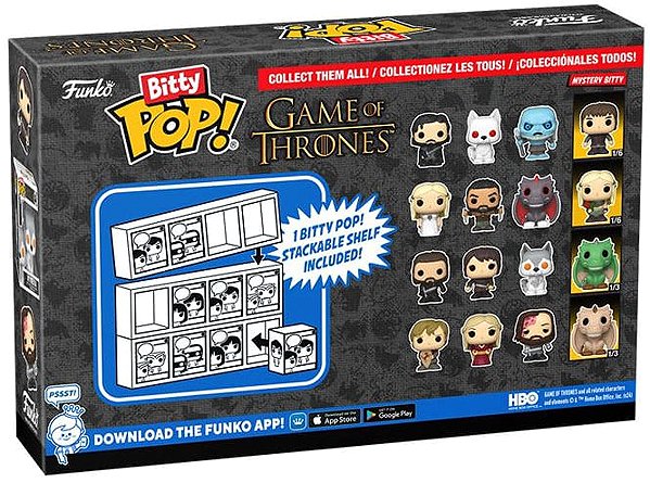 Figura Trónok harca Bitty POP! - Pack Khaleesi 2,5cm - 4 vinyl figura ...