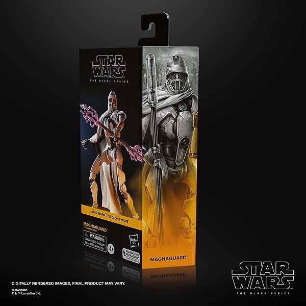 Star Wars The Clone Wars Black Series - Magnaguard action figure.