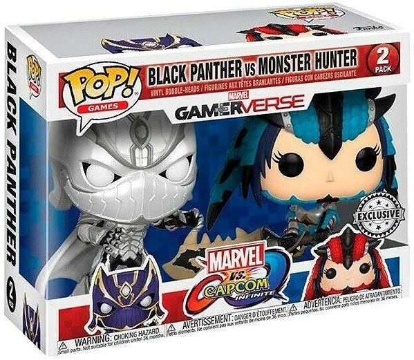 Figúrka Funko POP! Marvel vs. Capcom – Black Panther vs. Monster Hunter ...