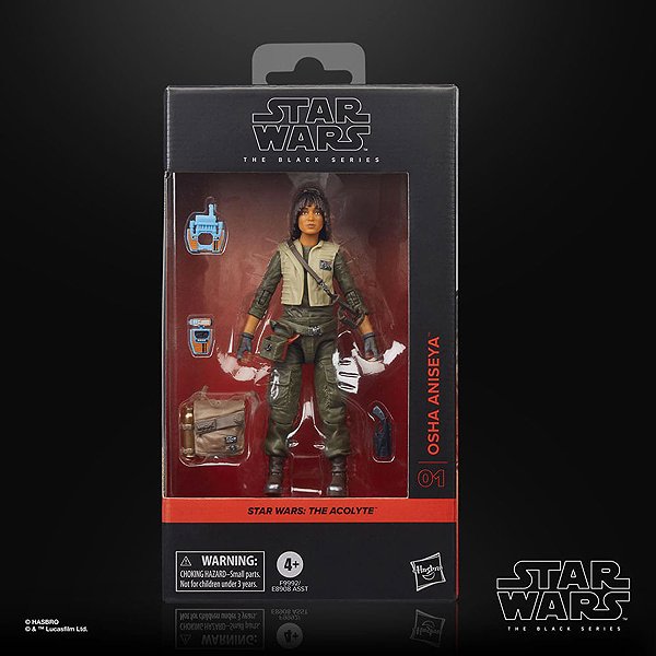 Figura Hasbro Star Wars: The Acolyte Black Series - Osha Aniseya, 15cm ...