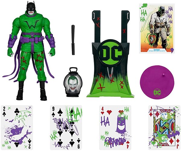 Figura McFarlane Toys DC Multiverse - Batman (Batman: Last Knight on Earth) Jokerized akciófigura, 18cm ...