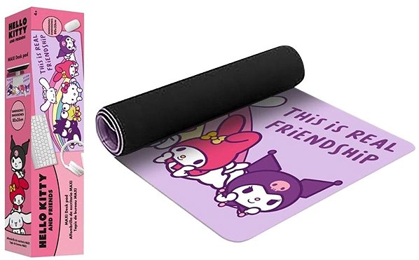 Mouse Pad Hello Kitty: This is the real friendship - Mouse and Keyboard Mat ...