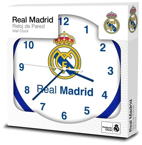 Wall Clock Real Madrid CF: Main logo Wall Clock ...