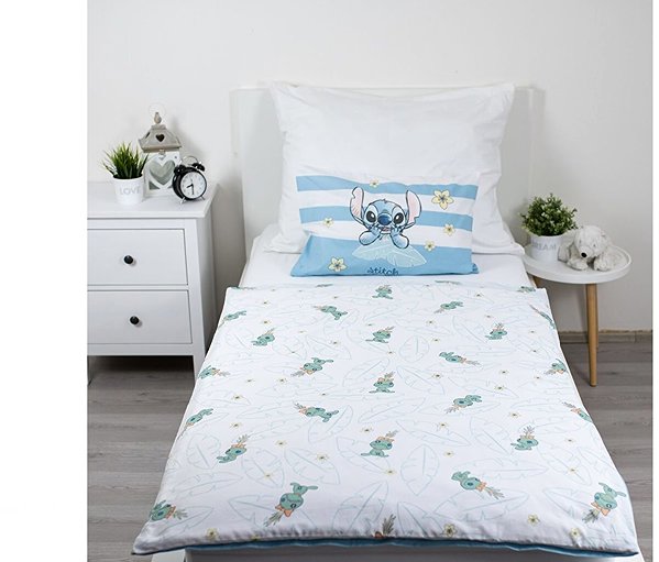Ágynemű Jerry Fabrics Kiságy ágyneműhuzat Lilo and Stitch Tropical Hugs baby 100 × 135, 40 × 60 cm ...