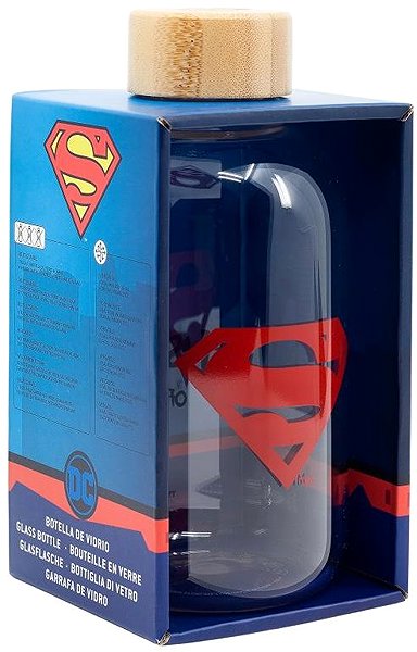 Kulacs STOR Superman - üveg ivópalack, 0,62 l ...