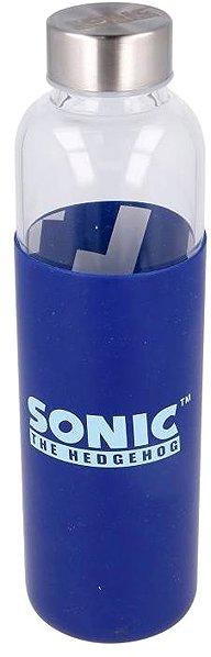 Fľaša na vodu Sonic – sklenená fľaša na nápoje s návlekom 0,585 l ...