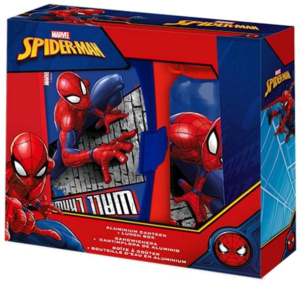 Lunch Box Marvel: Spiderman - snack box set with 500 ml bottle ...
