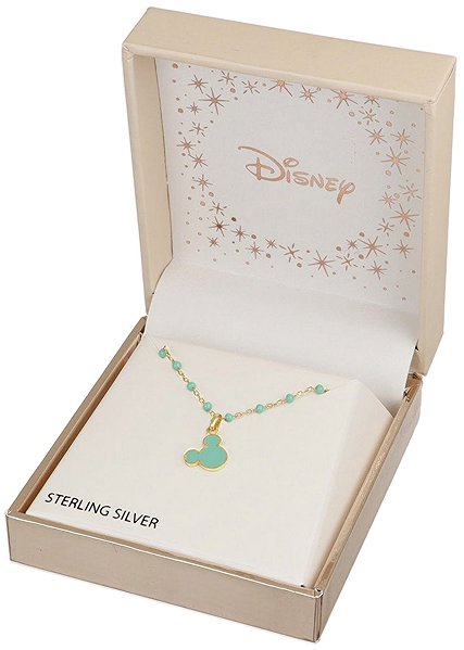 Disney Mickey Mouse Silver Gilt Necklace NS00055YL-157.CS - children's necklace.