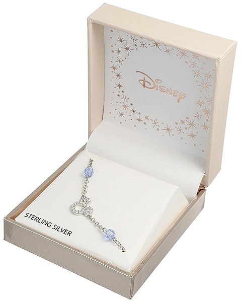 Disney Mickey Mouse Silver Bracelet BS00011RZWL-55.CS - Children's Bracelet.