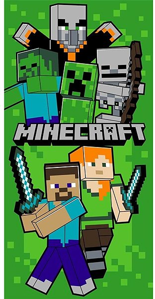 Osuška Minecraft 70 × 140 cm ...
