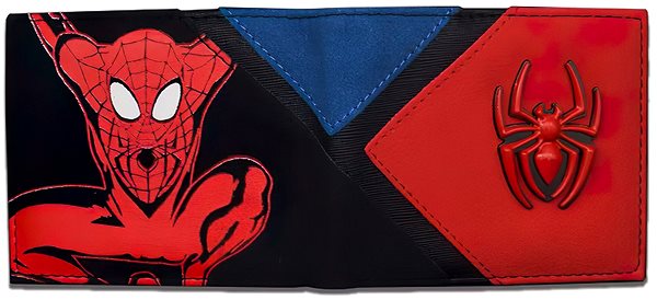 Spiderman wallet with 3D metal character - wallet .