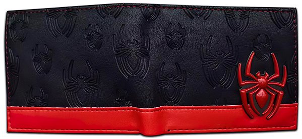 Spiderman Wallet with 3D Metal Embossed Emblem - Wallet .