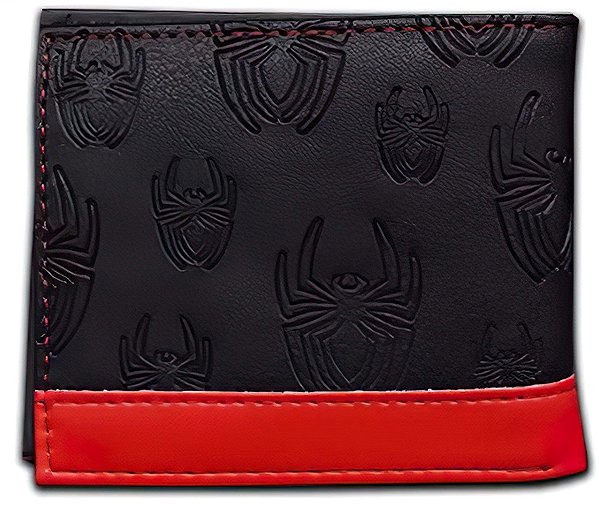 Spiderman Wallet with 3D Metal Embossed Emblem - Wallet .