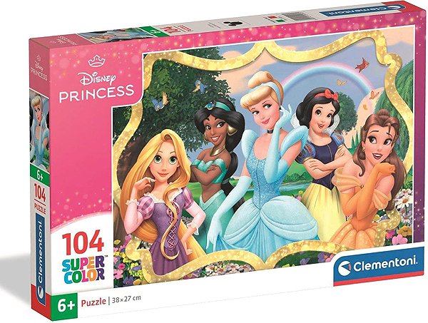 Puzzle Clementoni Disney Hercegnők: A kertben - 104 darabos puzzle ...