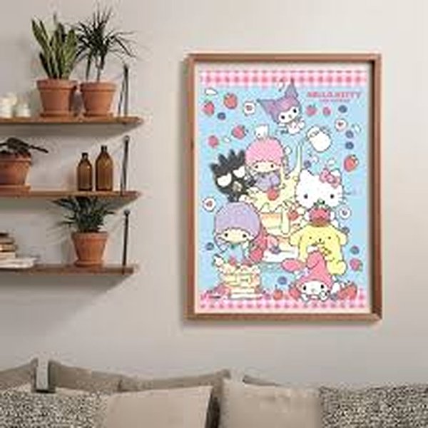 Puzzle Hello Kitty és barátai 1000 darabos puzzle ...