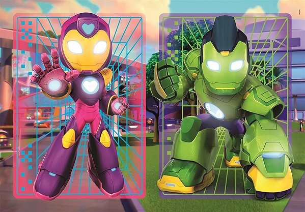 Puzzle Clementoni Iron Man és csodálatos barátai - 2x 20 darabos puzzle ...