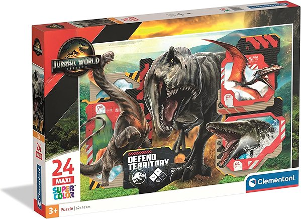 Puzzle Clementoni Jurassic World: MAXI - 24 darabos puzzle ...