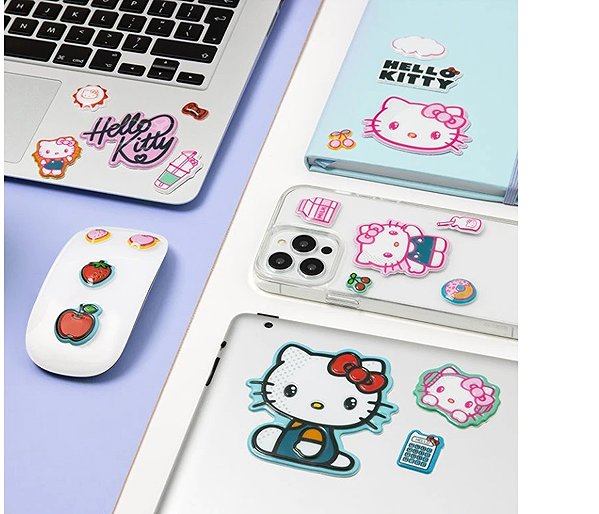 Matrica gyerekeknek Hello Kitty: Ikonok, elektronika matricák ...