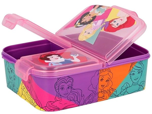 Lunch Box Snack Box with Compartments Princesses ...
