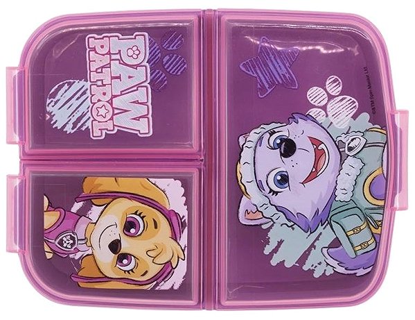 Lunch Box Paw Patrol Lilac Snack Box with Compartments ...