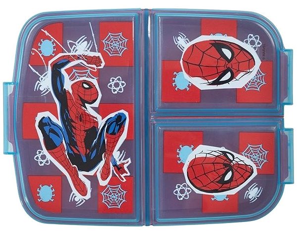 Lunch Box Spiderman Snack Box with Compartments ...