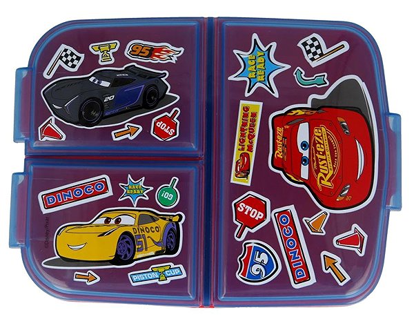 Lunch Box Cars Snack Box with Compartments ...