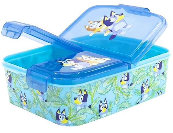 Lunch Box Bluey Snack Box with Compartments ...