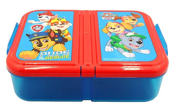 Lunch Box Paw Patrol Multi-Compartment Snack Box ...