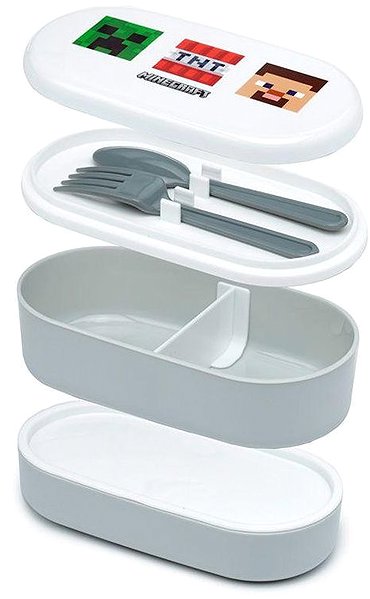 Lunch Box Minecraft Lunch Box with Cutlery ...
