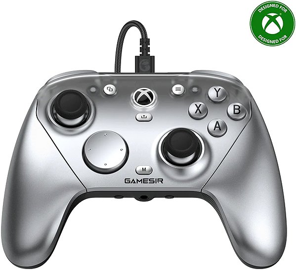 Gamepad GameSir G7 Pro Wired Controller for Xbox and PC - Metalic Silver ...