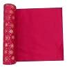 Runner Goba Velvet runner with flakes, red 28 cm × 3 m .