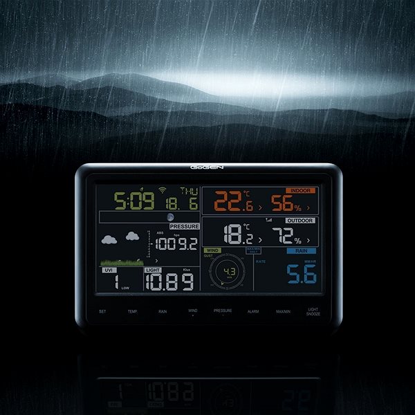 Weather Station GoGEN ME 3900 WiFi Features/technology