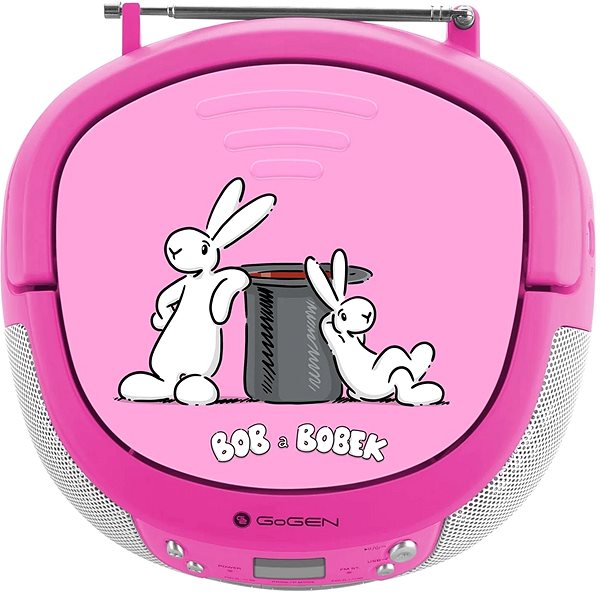 Radio GoGEN Bob and Bobek CD pink ...