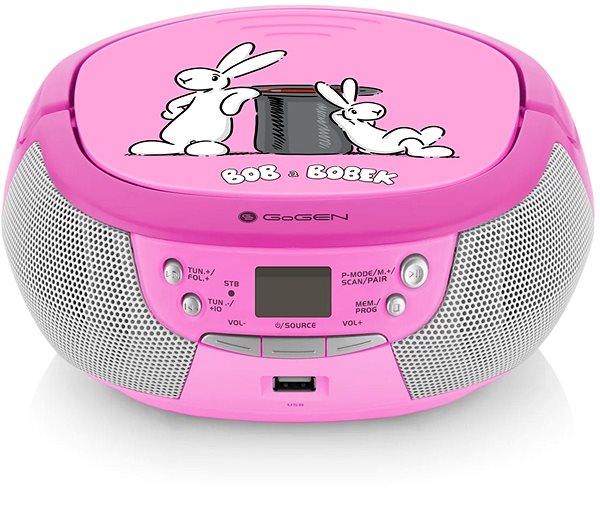 Radio GoGEN Bob and Bobek CD pink ...