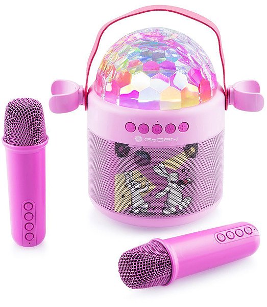 Bluetooth Speaker GoGEN Bob and Bobek DISCO pink ...