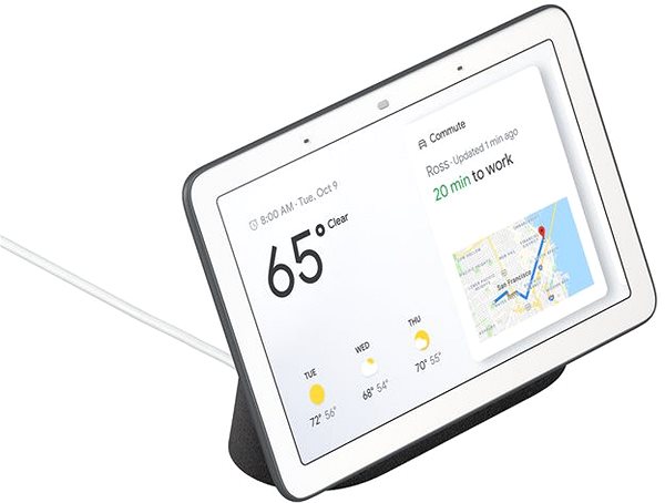 Voice Assistant Google Home Hub Lateral view