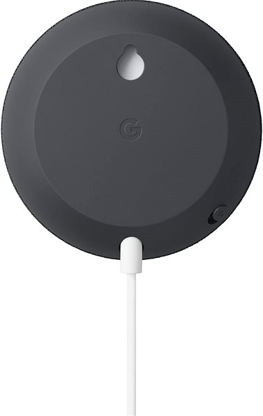 Voice Assistant Google Nest Mini 2nd Generation - Charcoal Bottom side