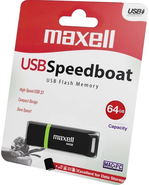 Flash Drive Maxell FD 64 GB 3.1 Speedboat black ...