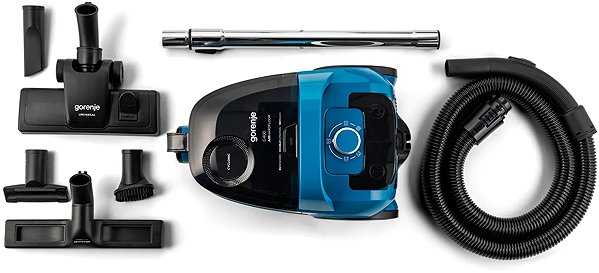 Bagless Vacuum Cleaner GORENJE VCE01G4AHGR Air Hardfloor G400 ...