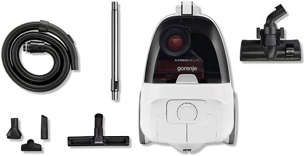 Bagless Vacuum Cleaner Gorenje VCEA02GALWCY Package content